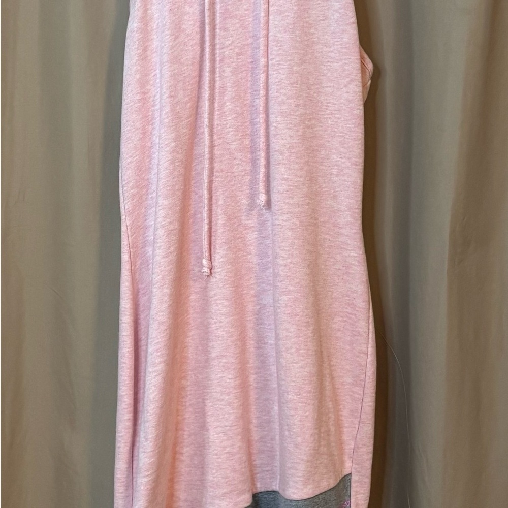 VENUS Light Pink Hoodie Dress